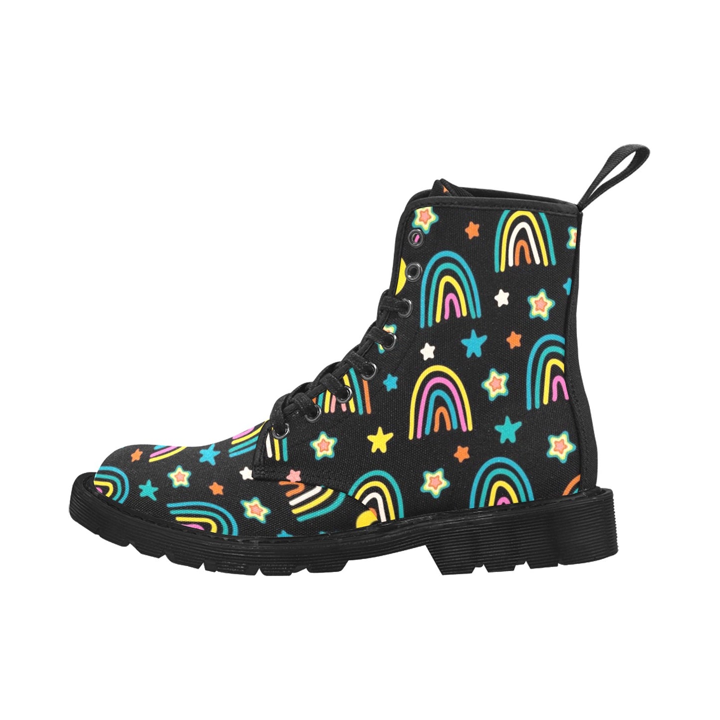 Rainbows - Martin Boots for Men (Black)