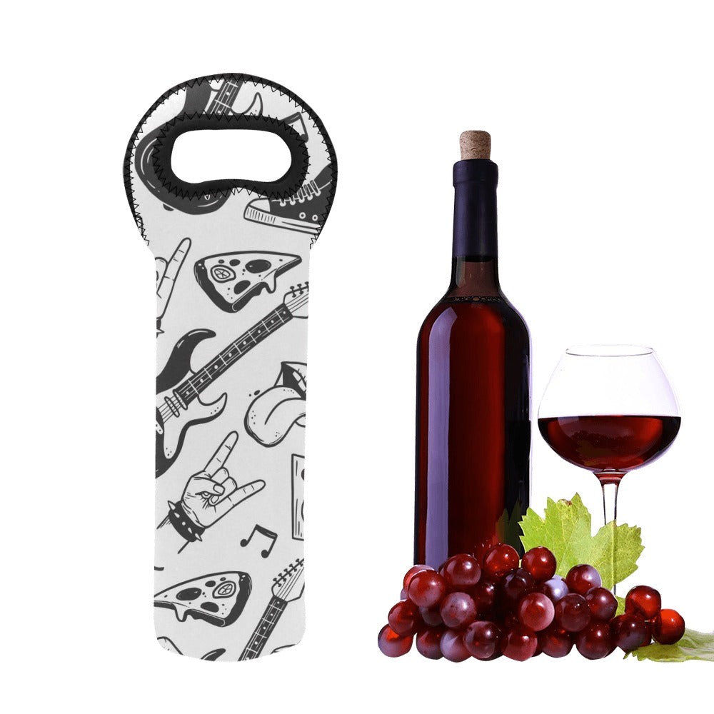 Rock Music - Neoprene Wine Bag Wine Bag Music Printed Offshore