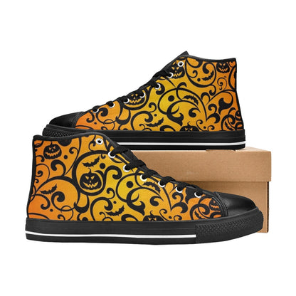 Halloween - Men's High Top Canvas Shoes