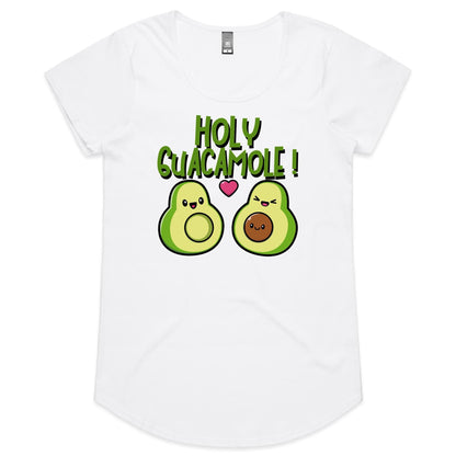 Holy Guacamole, Pregnant Avocado - Womens Scoop Neck T-Shirt