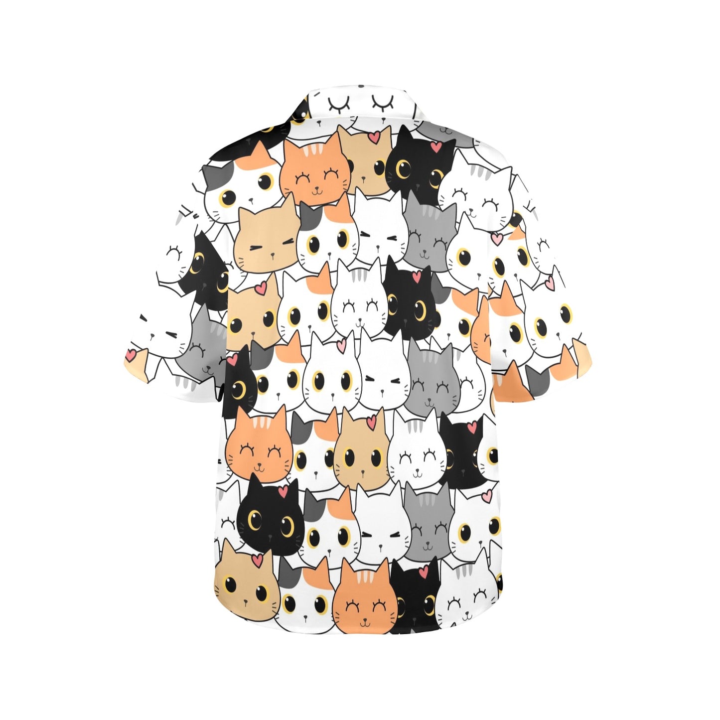 Cute Cartoon Cats - Womens Hawaiian Shirt