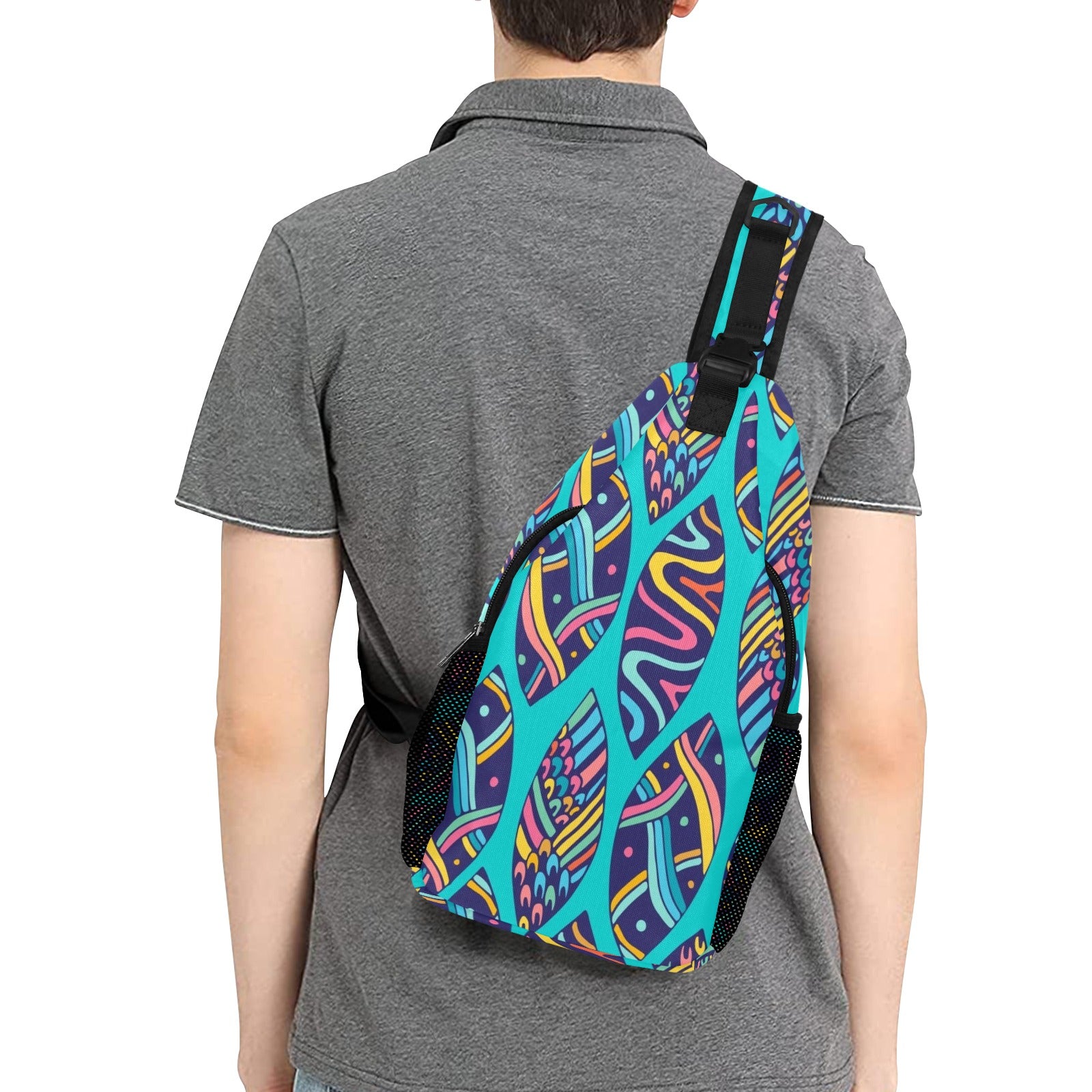 Aloha Surfboards - Cross-Body Chest Bag Cross-Body Chest Bag Printed Offshore