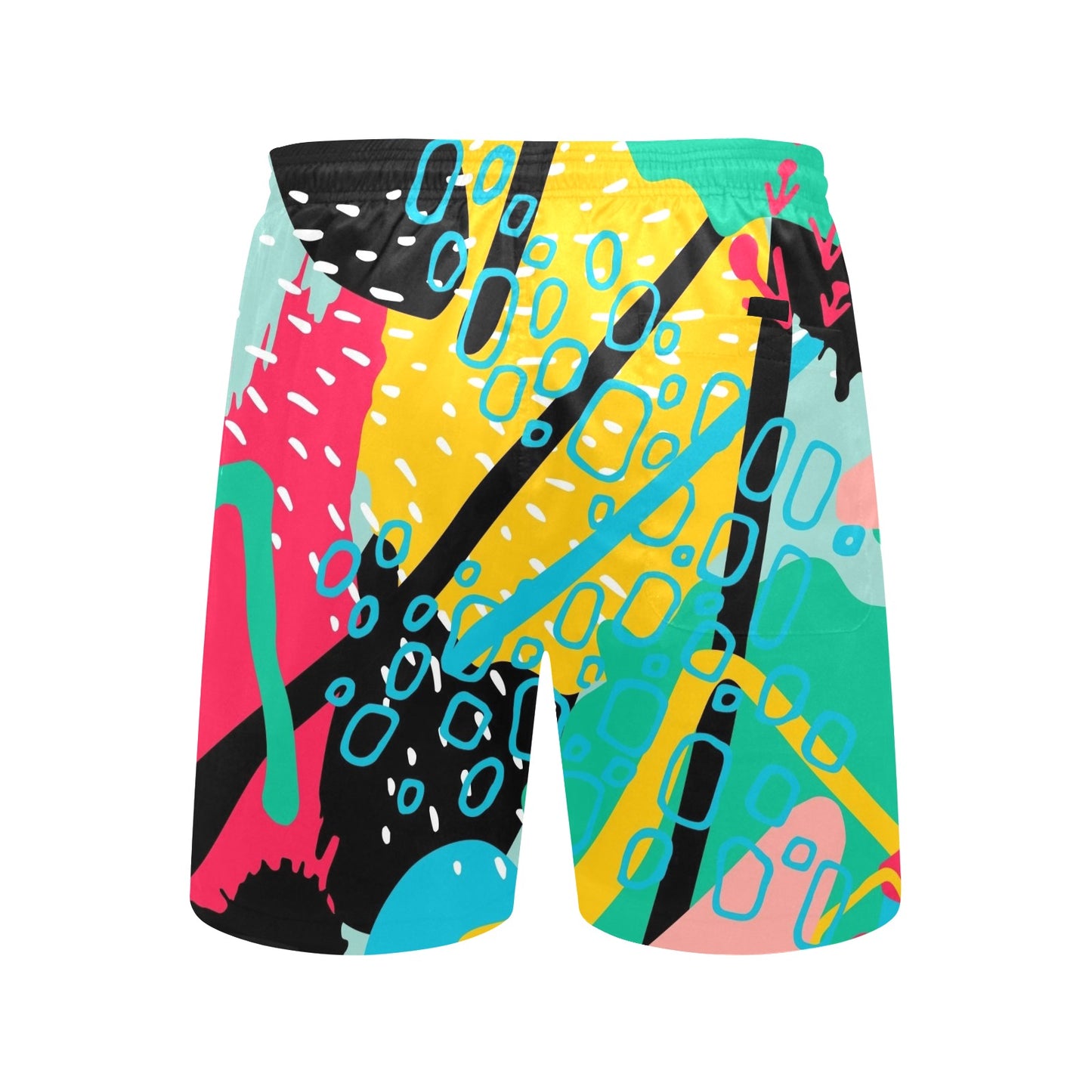 Bright And Colourful - Men's Mid-Length Beach Shorts