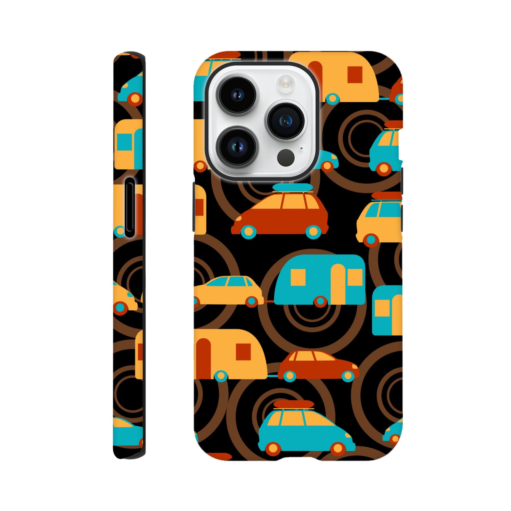 Cars And Caravans - Phone Tough Case iPhone 14 Pro Phone Case Globally Fulfilled