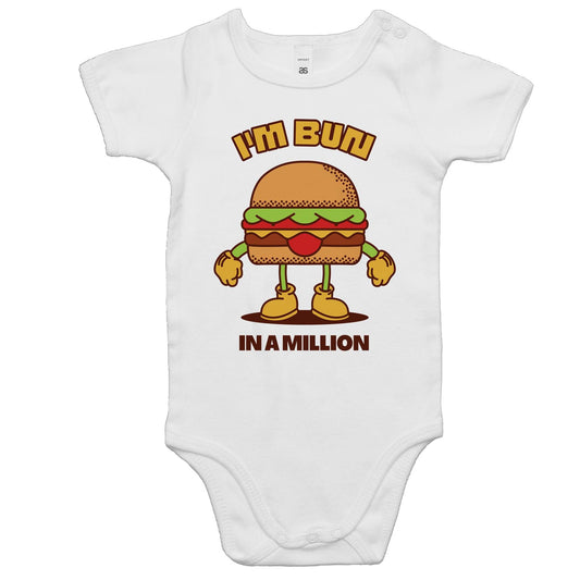 I'm Bun In A Million, Hamburger - Baby Bodysuit