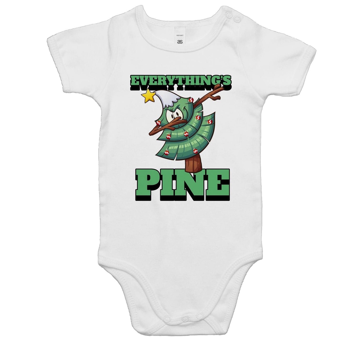 Everything's Pine, Christmas - Baby Bodysuit