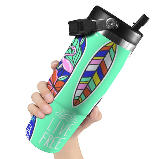 Aloha Surfboards - 30oz Tumbler with Top Handle