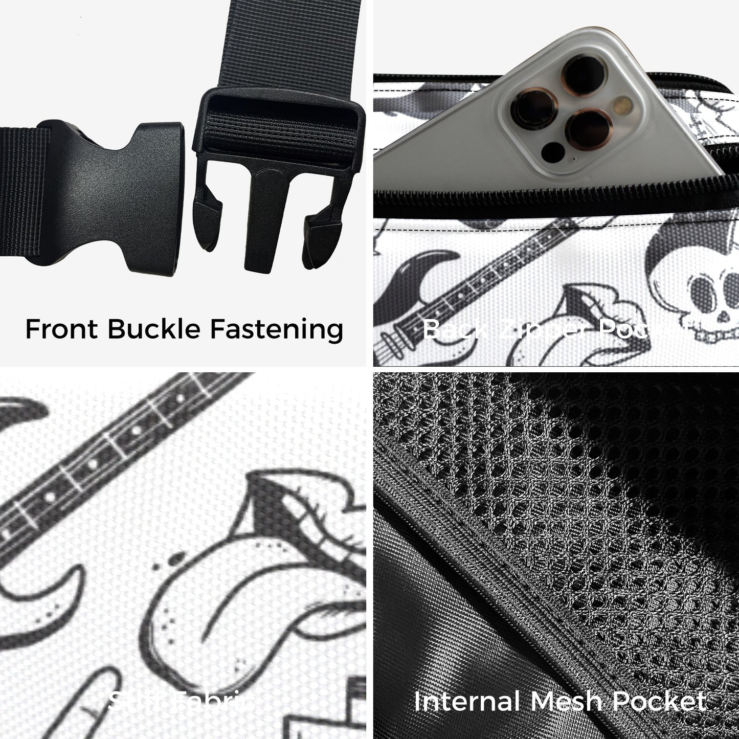 Rock Music - Belt Bag