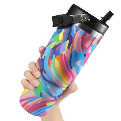 Brushstrokes - 30oz Tumbler with Top Handle 30oz Tumbler with Top Handle Printed Offshore