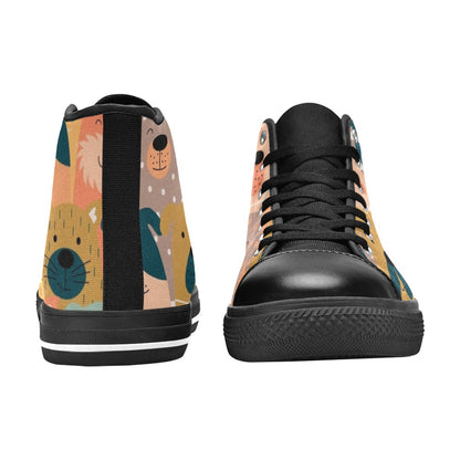 Lots Of Dogs - Men's High Top Canvas Shoes