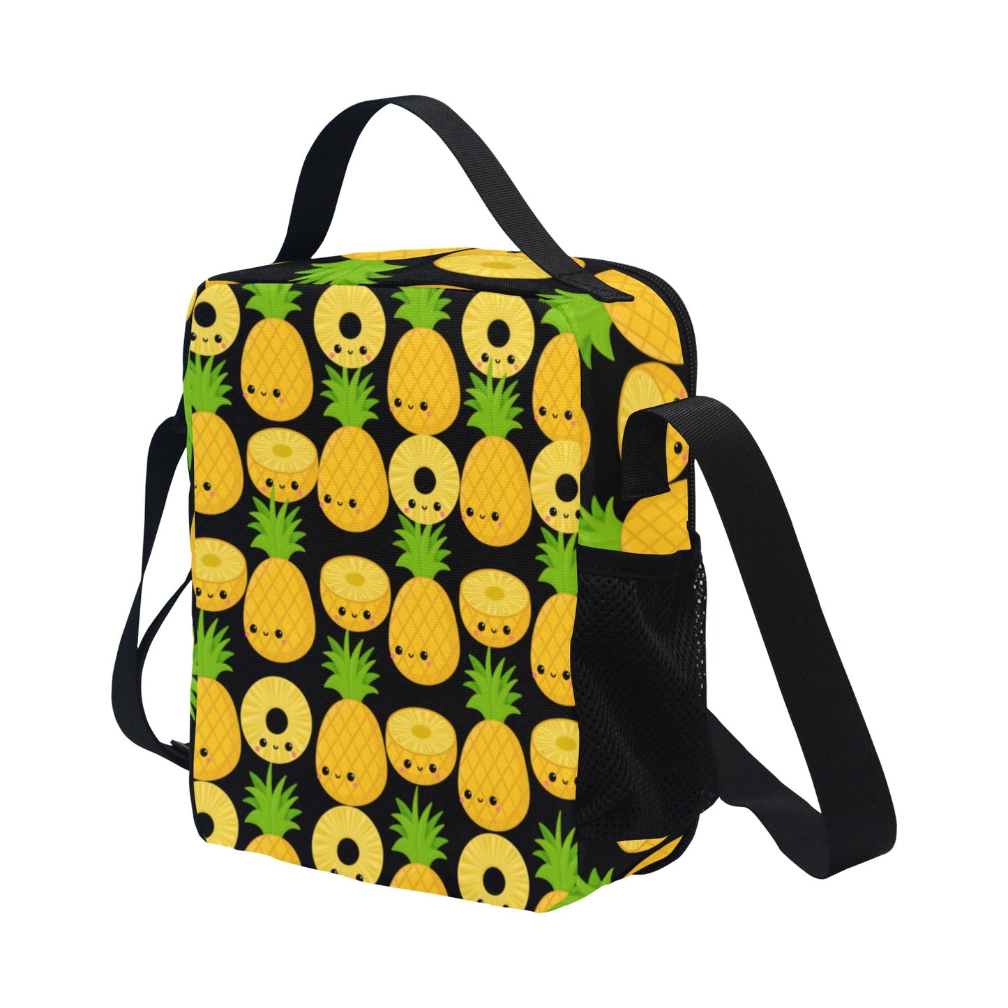 Happy Pineapples - Crossbody Lunch Bag for Kids Kids Crossbody Lunch Bag