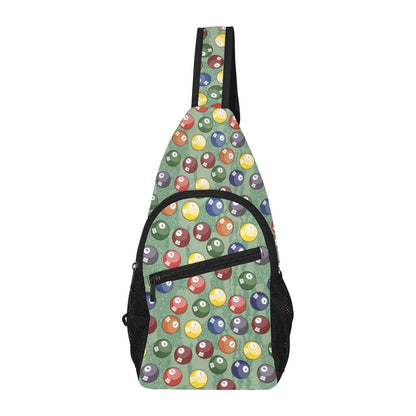 Pool Balls - Chest Bag With Full Print