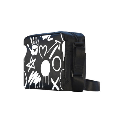 Bold Graffiti - Classic Cross-body Nylon Bag