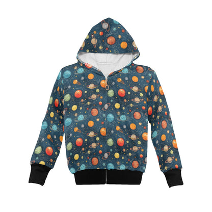 Galaxy - Junior Boys Zip Up Hoodie