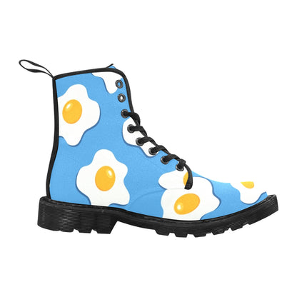 Fried Eggs - Martin Boots for Men (Black)