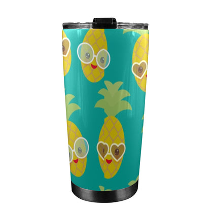 Pineapples With Glasses - 20oz Travel Mug / Tumbler