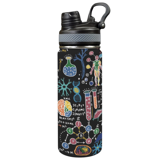 Science Time - Insulated Water Bottle with Dual-Use Lid (18oz) Insulated Water Bottle with Dual-Use Lid (18oz) Printed Offshore