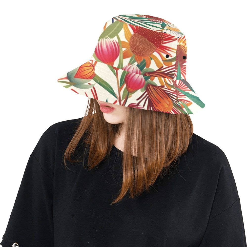 Australian Native Flora - Womens Bucket Hat