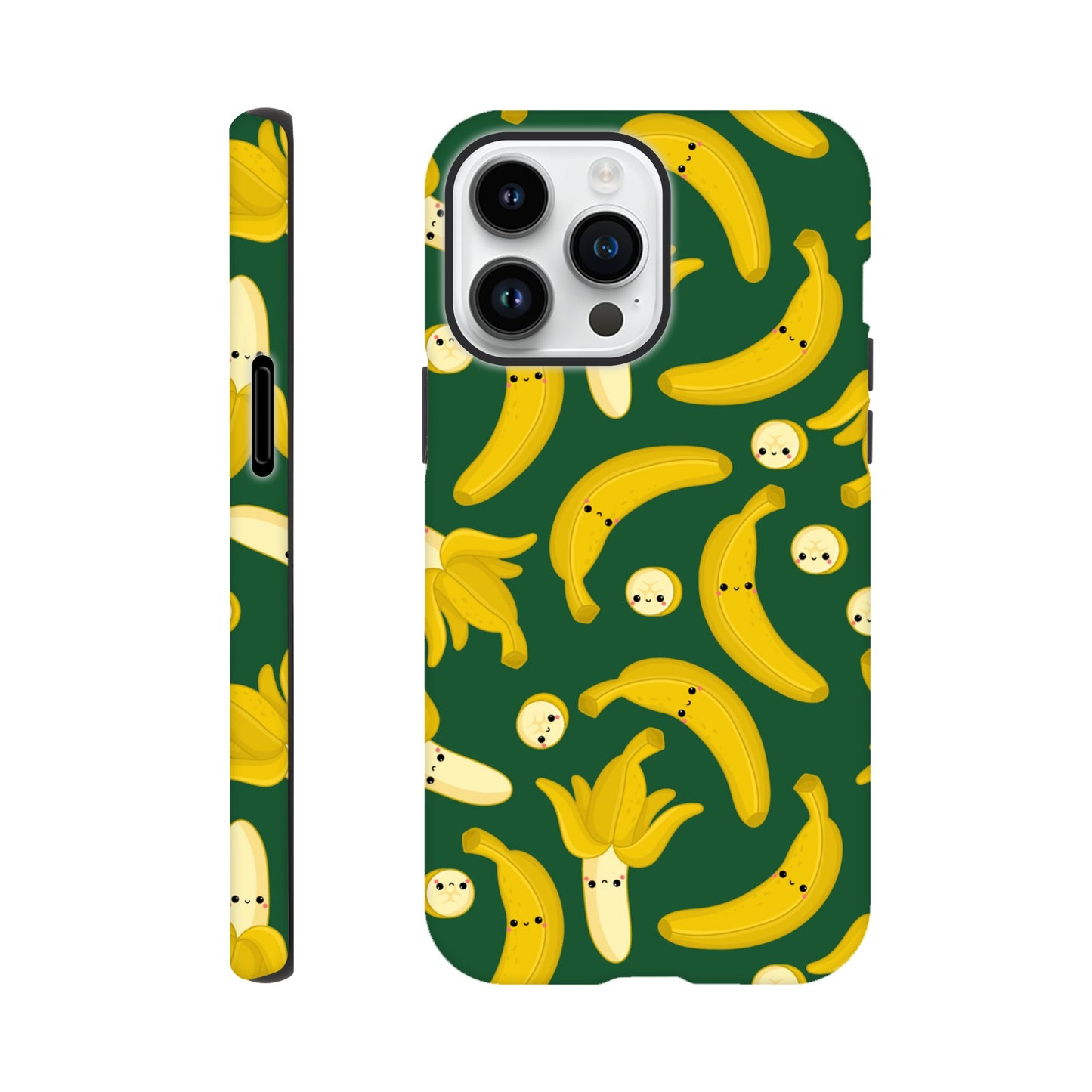 Happy Bananas - Phone Tough Case iPhone 14 Pro Max Phone Case food Globally Fulfilled