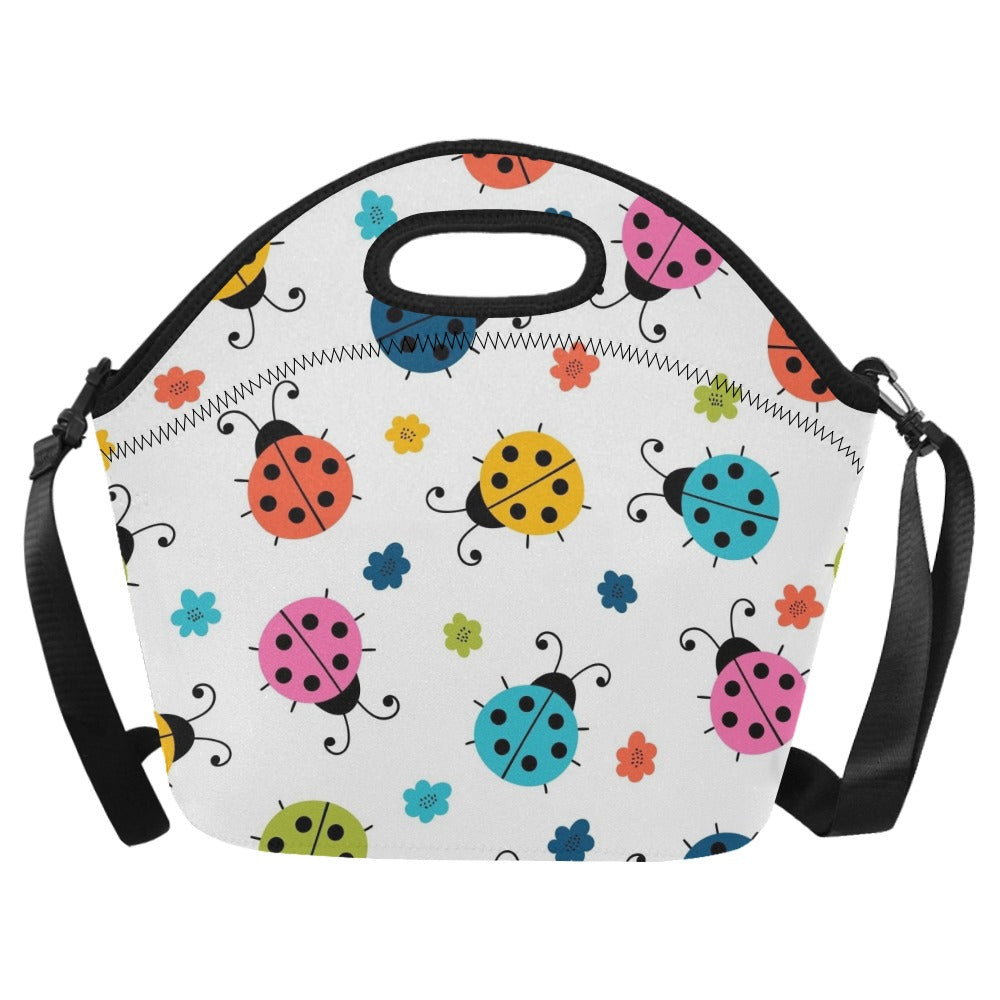 Ladybugs - Neoprene Lunch Bag/Large