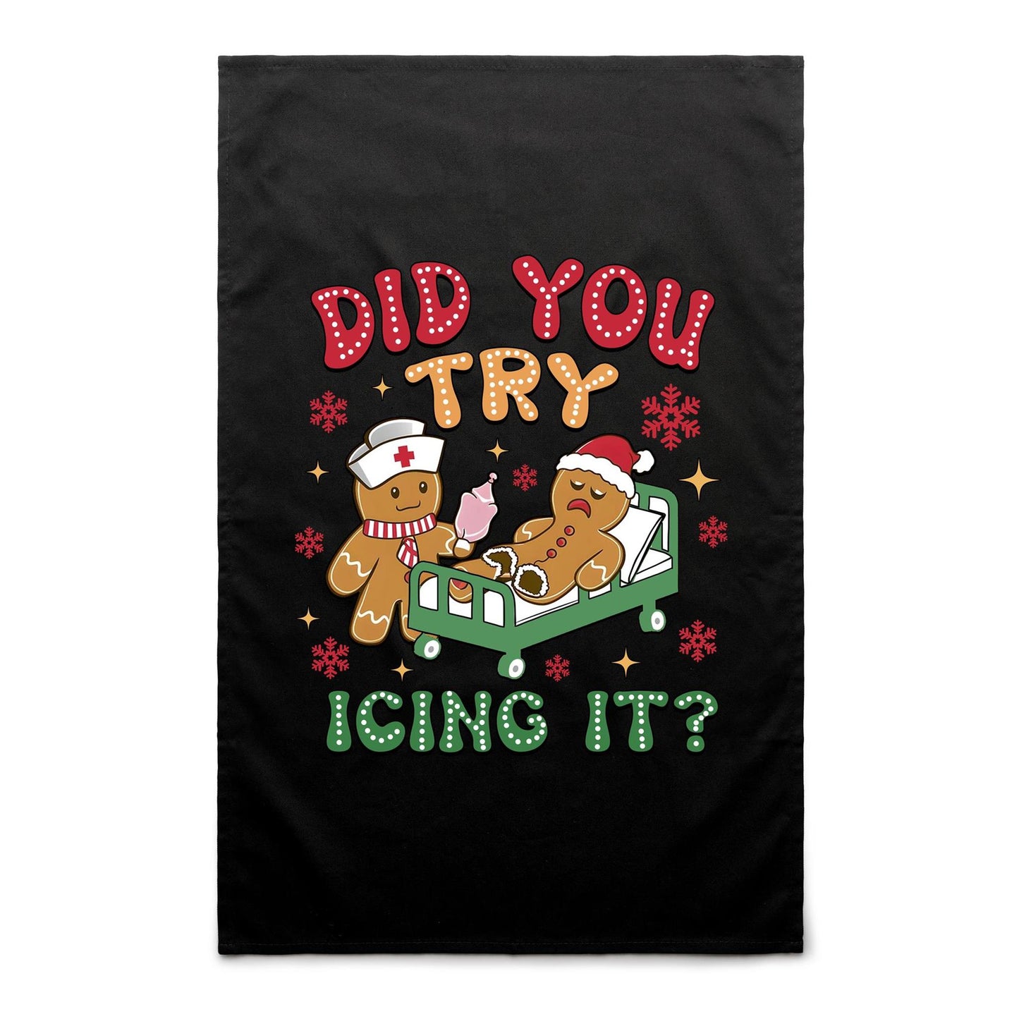 Gingerbread, Did You Try Icing It - AS Colour Tea Towel