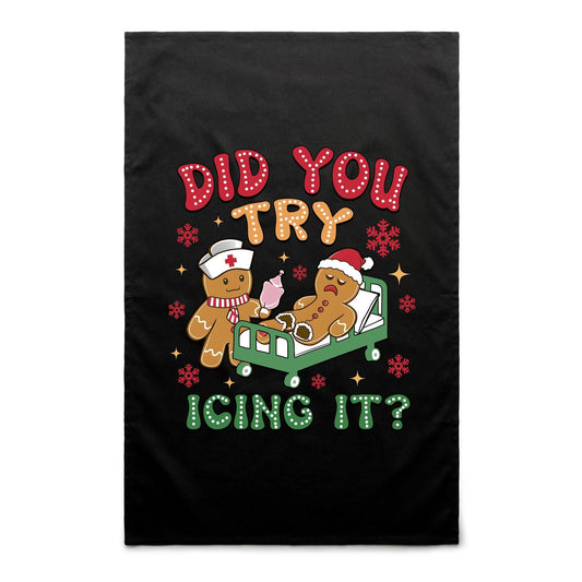 Gingerbread, Did You Try Icing It - AS Colour Tea Towel