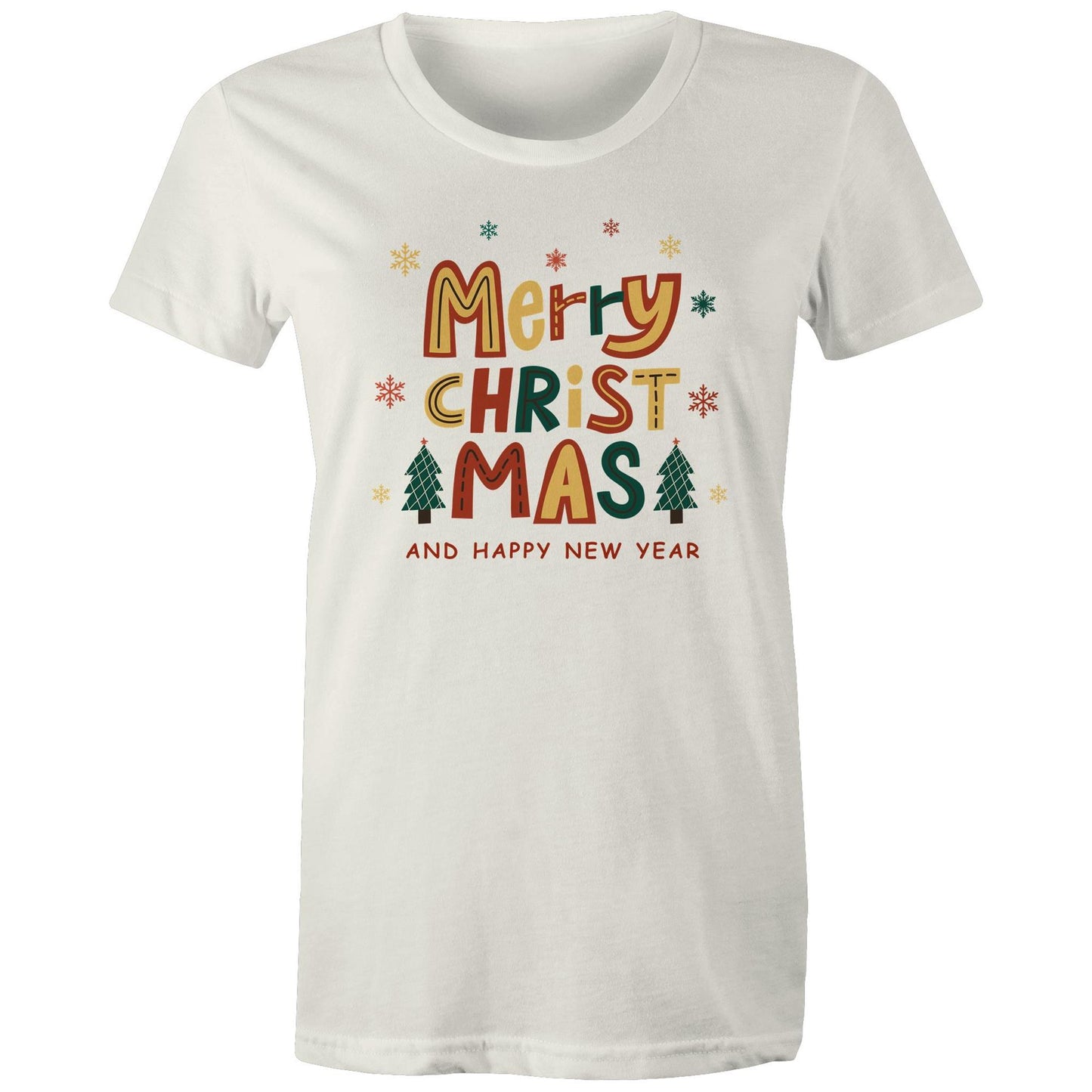 Merry Christmas And Happy New Year - Womens T-shirt