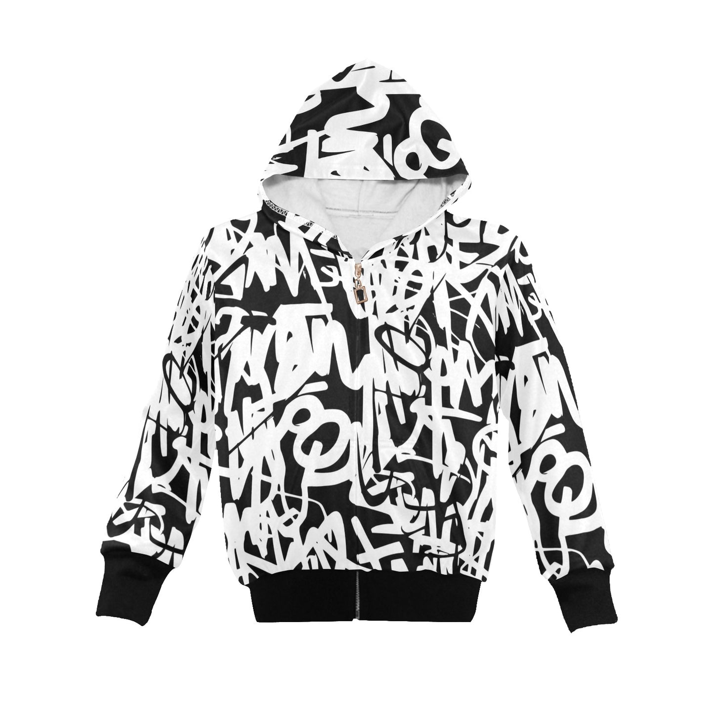 Graffiti - Senior Girls Zip Up Hoodie