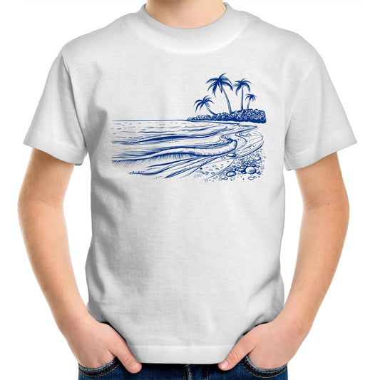 Surf Beach - Kids Youth T-Shirt