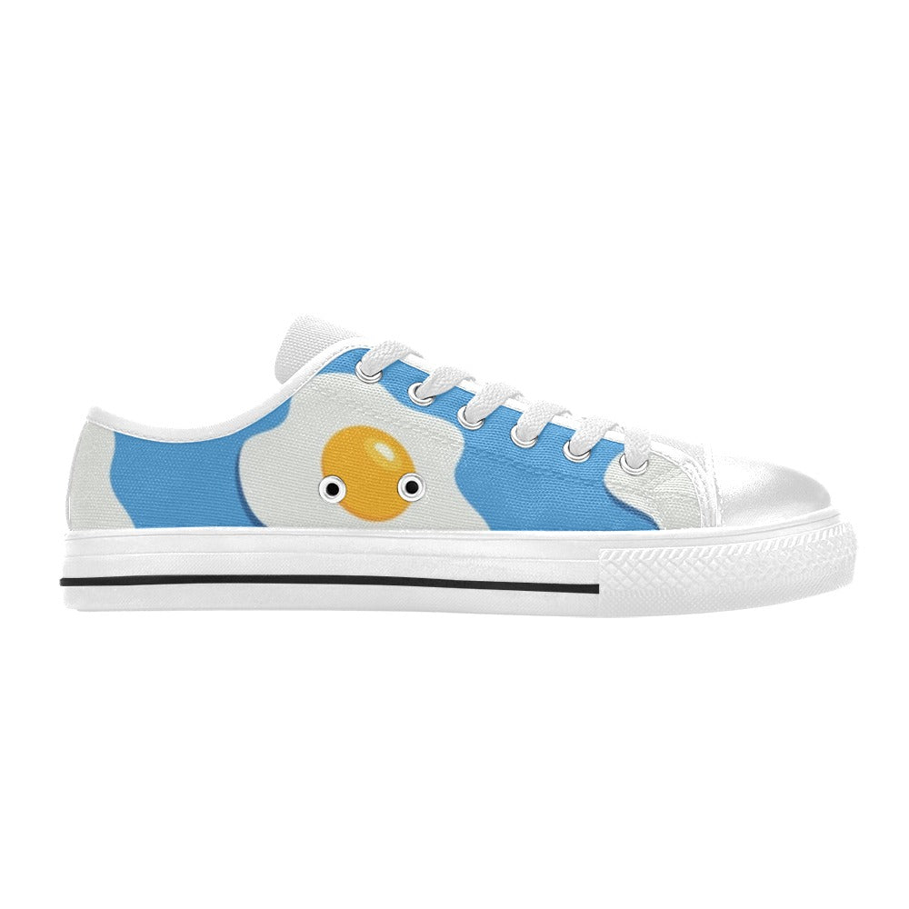 Fried Eggs - Women's Classic Canvas Shoes