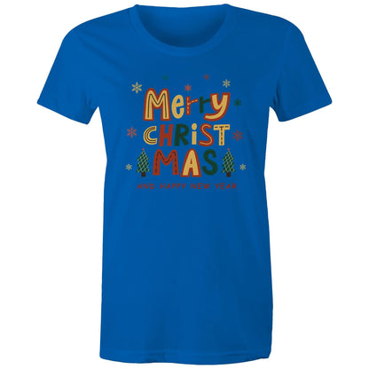 Merry Christmas And Happy New Year - Womens T-shirt