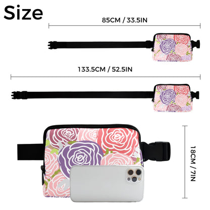 Abstract Roses - Belt Bag Belt Bag Plants Printed Offshore