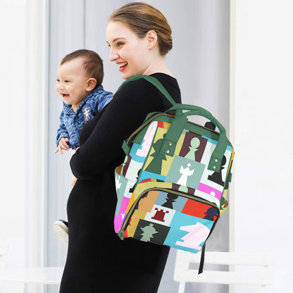 Colourful Chess - Multifunction Backpack