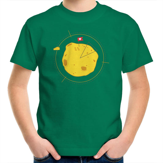 Moon Cheese -  Kids Youth T-Shirt