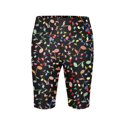 Quavers, Music Notes - Women's Bike Shorts