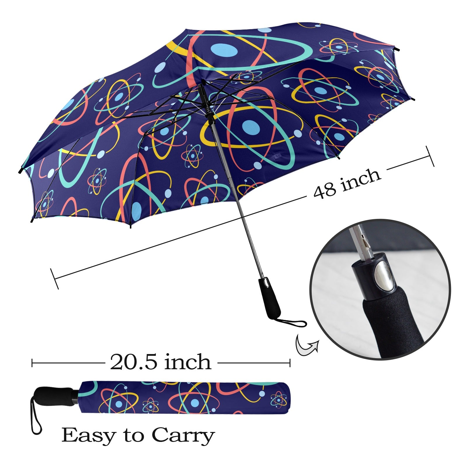 Atoms - Semi-Automatic Foldable Umbrella Semi-Automatic Foldable Umbrella