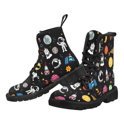 Kids Space - Martin Boots for Women (Black)