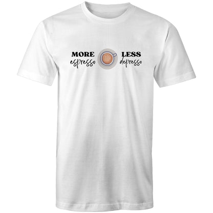 More Espresso Less Depresso - Mens T-Shirt