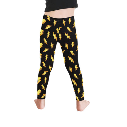 Lightning Bolts - Kid's Ankle Length Leggings