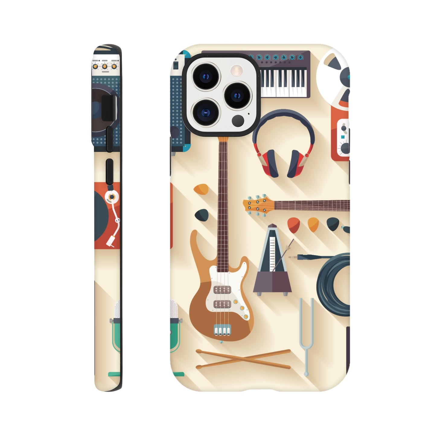 Music Time - Phone Tough case iPhone 12 Pro Phone Case Globally Fulfilled Music