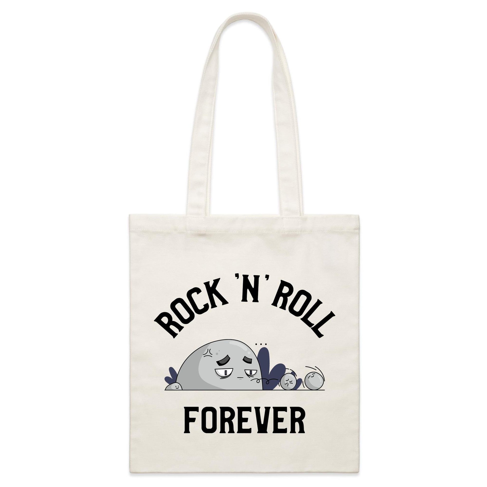 Rock 'N' Roll Forever - Parcel Canvas Tote Bag Default Title Parcel Tote Bag Music