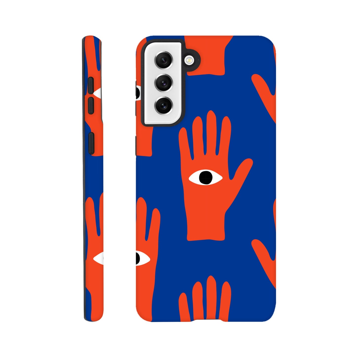 Hand Eyes - Phone Tough Case Galaxy S21 Plus Phone Case Globally Fulfilled