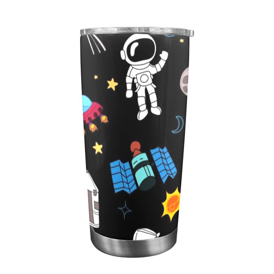 Kids Space - 20oz Travel Mug with Clear Lid Clear Lid Travel Mug Space