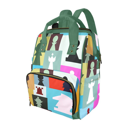 Colourful Chess - Multifunction Backpack