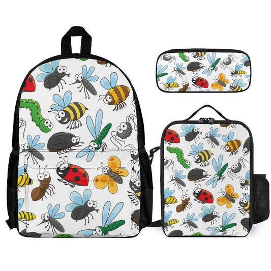 Little Creatures - School Backpack Three Piece Set