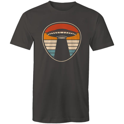 UFO, Retro Stipes - Mens T-Shirt