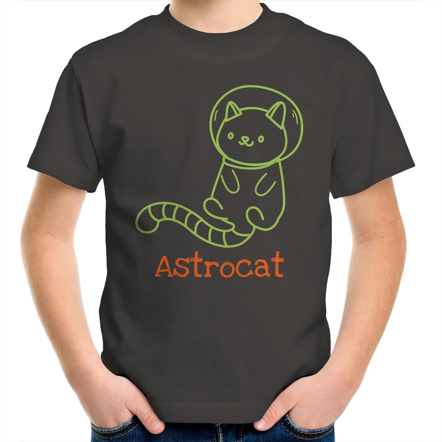 Astrocat, Cat Astronaut - Kids Youth T-Shirt