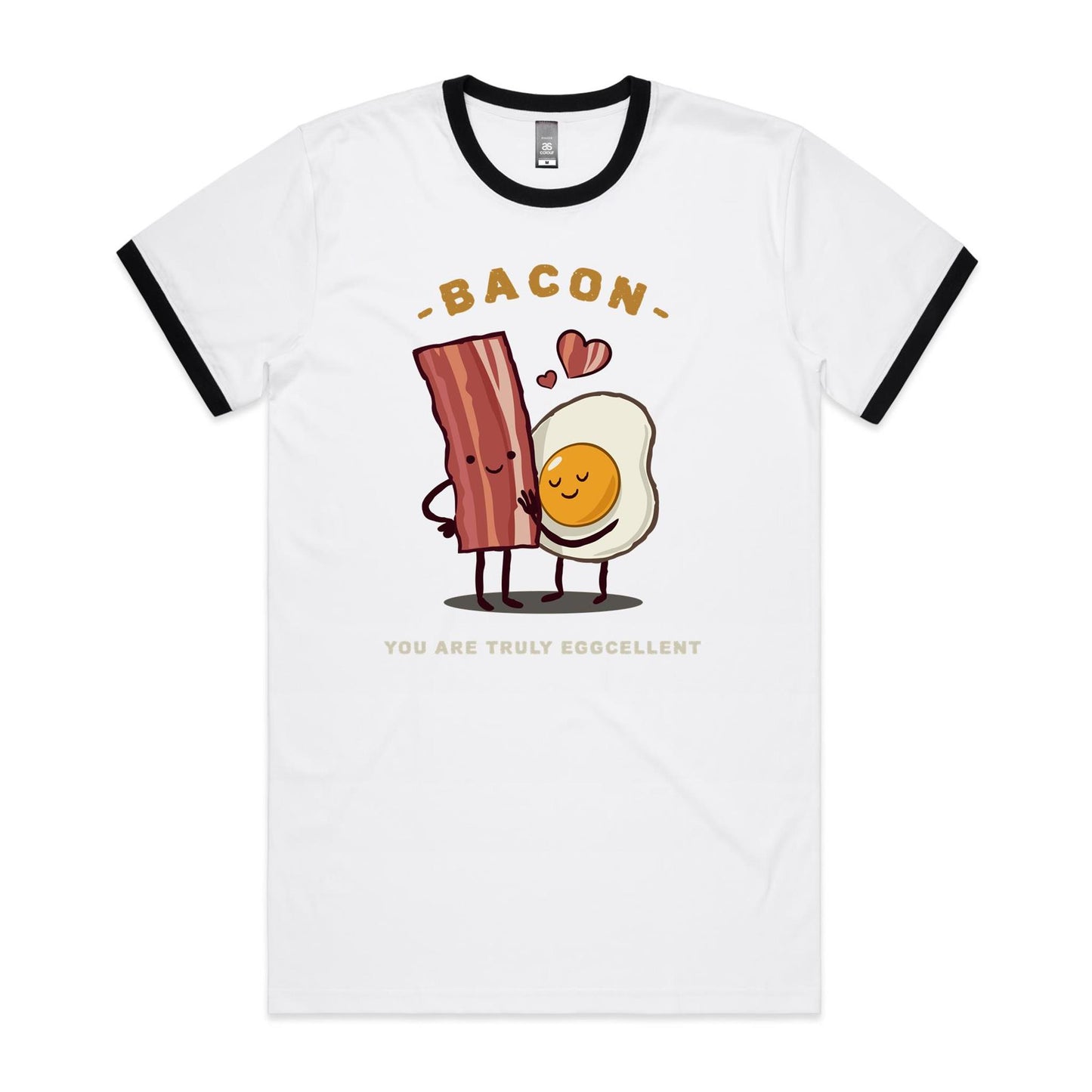 Bacon, You Are Truly Eggcellent - Staple Ringer Tee