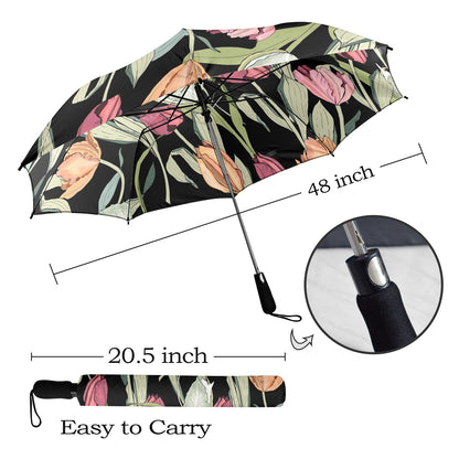 Tulips - Semi-Automatic Foldable Umbrella Semi-Automatic Foldable Umbrella Printed Offshore