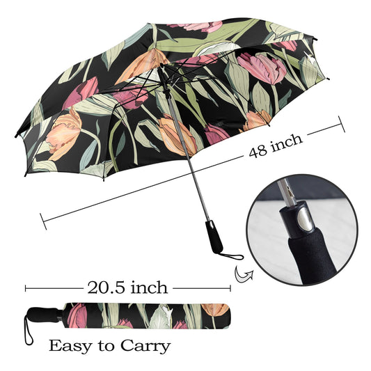 Tulips - Semi-Automatic Foldable Umbrella Semi-Automatic Foldable Umbrella
